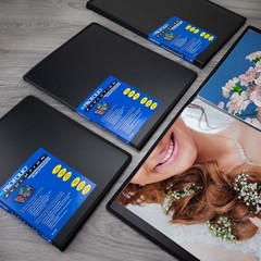 Photo Album Portfolio 9×12 with 48 Pages Black Presentation Book