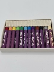 Monami Vintage Oil Pastels 12 Colours Reg Size NIB