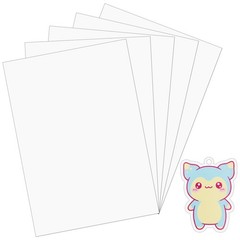 WISYOK 5Pcs Shrinky Dink Sheets, Printable Shrinking 8.3X11.7inch, 5 PCS