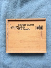 Louvre Soft Pastels 24 Color Set in Wooden Box Made in France JM Paillard