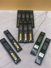 Lot 11 Faber‑Castell TK 9071 2mm & TK 9075 Leads Mixed Grades 3B HB B 4H F