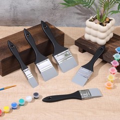 5-Piece Silicone Paint Brush Set – Flexible Color Shapers for Acrylic & Oil Pain