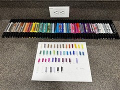 Lot of 47 Prismacolor Markers Double Ended Dual End Broad/Fine Tip Prisma Color