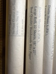 4 Japanese VTG Rice Paper Printing/Calligraphy/Collage/Art/Craft Double Shuan 4