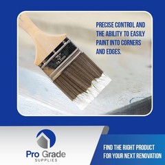Pro Grade 2-Pack Paint Brushes – Professional Paint Brush Set for Home & DIY