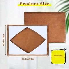 2 Pcs Non Stick Reusable Wrap Cover for Heat Press Platen 16×20 Inch
