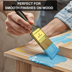 Great Andrew Paint Brushes, 10 PCS 2″ Bulk Paint Brush Pack Multi use, Flat Pain