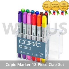 Copic Ciao Marker 12 Piece Set – Premium Artist Markers Anime Comic Manga