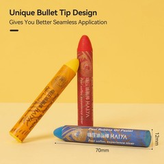 72 Oil Pastels Set with Palette Knife, Masking Tape, Acrylic Marker & Paper – Ar