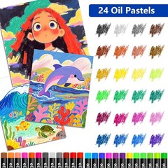 145PCS Blue Art Drawing Set Kit For Kids Children Teens Supplies Paint Pencil