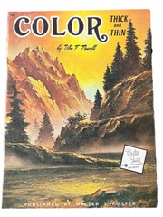Color Thick And Thin Walter Foster Art Books #182 Painting Instruction. G809
