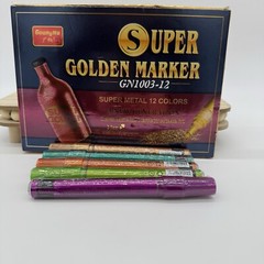 GuangNa Super Golden Marker Super Metal 17 Colors Metallic New Box & Extras