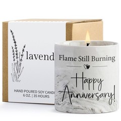 Anniversary Candle – Aniversario Gifts for Men, Women & happy anniversary