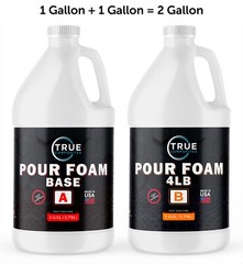 Liquid Expanding Polyurethane Closed Cell 4lb Foam Flotation Insulation 2 Gallon