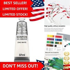 Artisan-Grade Winton Oil Color, 1.25oz Tube in Zinc White – Highly Pigmented