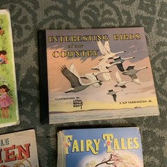 mixed media art supplies lot Read Info Vintage Kid Fairy Farm Birds Artisnal Lot