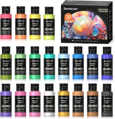 Pintura Acrilica que Cambia de Color Camaleon e Iridiscente para Madera y Tela