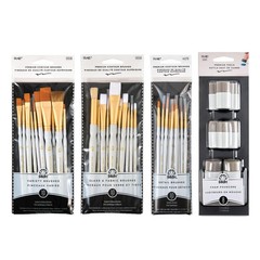Ultimate 38 PCS Tool Kit 30 Paintbrushes 8 Foam Spouncers PROMOFATLS24