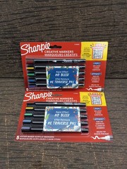 Sharpie Creative Water Based Acrylic Markers 5 Pack Assorted Colors Lot Of 2
