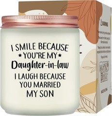 Maybeone Mothers Day Gifts for Daughter in Law – Frosted White/Black