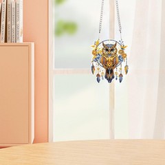 Diy Diamond Art Painting Hanging Pendant Kit Dreamspreader Owl Special Shaped Di