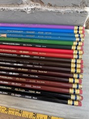 Prismacolor Col-Erase Colored Pencil Lot – 17 Includes Carmine Red Tuscan Red