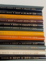 UNUSED “12” Colors Vintage Dixon Best Colored Pencils No 105 Assortment