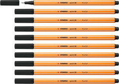 Point 88 FINELINER Superfine 0.4MM – Black
