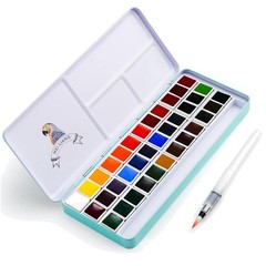 Professional Watercolor Paint Set – 36 Vibrant Colors