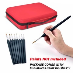 Model Paint Storage Case for Paint Set, Paints Organizer Carrying Bag