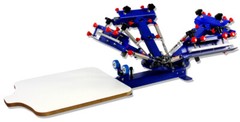 3 Color 1 Station Screen Printing Materials Kit T-shirt Printer Press with Dryer