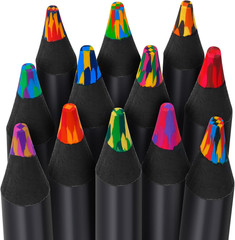 Art Supplies Teen Girl Boys Gifts Trendy Stuff, 12 Colored Rainbow Pencils, Stoc