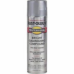 Rust-Oleum 7584-838 Fast-Drying Gray Cold Galvanizing Spray 20 oz. (Pack of 6)