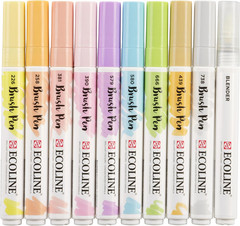 Royal Brush Pen Pastel Set of 10