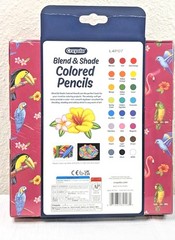 Crayola 24pc Blend & Shade Colored Pencils w/Decorative Box – BRAND NEW