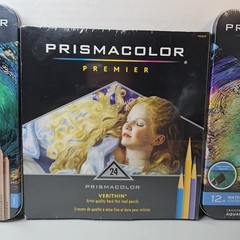 Prismacolor Premier Verithin 24 Colored Pencils & 24 Watercolor Pencils