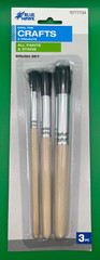 Blue Hawk 3-Piece STENCIL BRUSH SET New (Open Package) Model # LPS-23