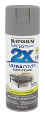 Rust-Oleum 249078 2X Ultra Cover Satin Granite Spray Paint 12 oz. (Pack of 6)