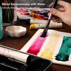PHOENIX Professional Oil Paint Stick Water Soluable – Set of 24 Colors 37ml L…