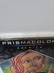PRISMACOLOR PREMIER COLORED PENCILS Set of 48 in Metal Tin Drawing FINE ART EUC