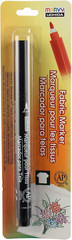 Fine Point Fabric Marker Pen Black Permanent Ink For Textile Crafts