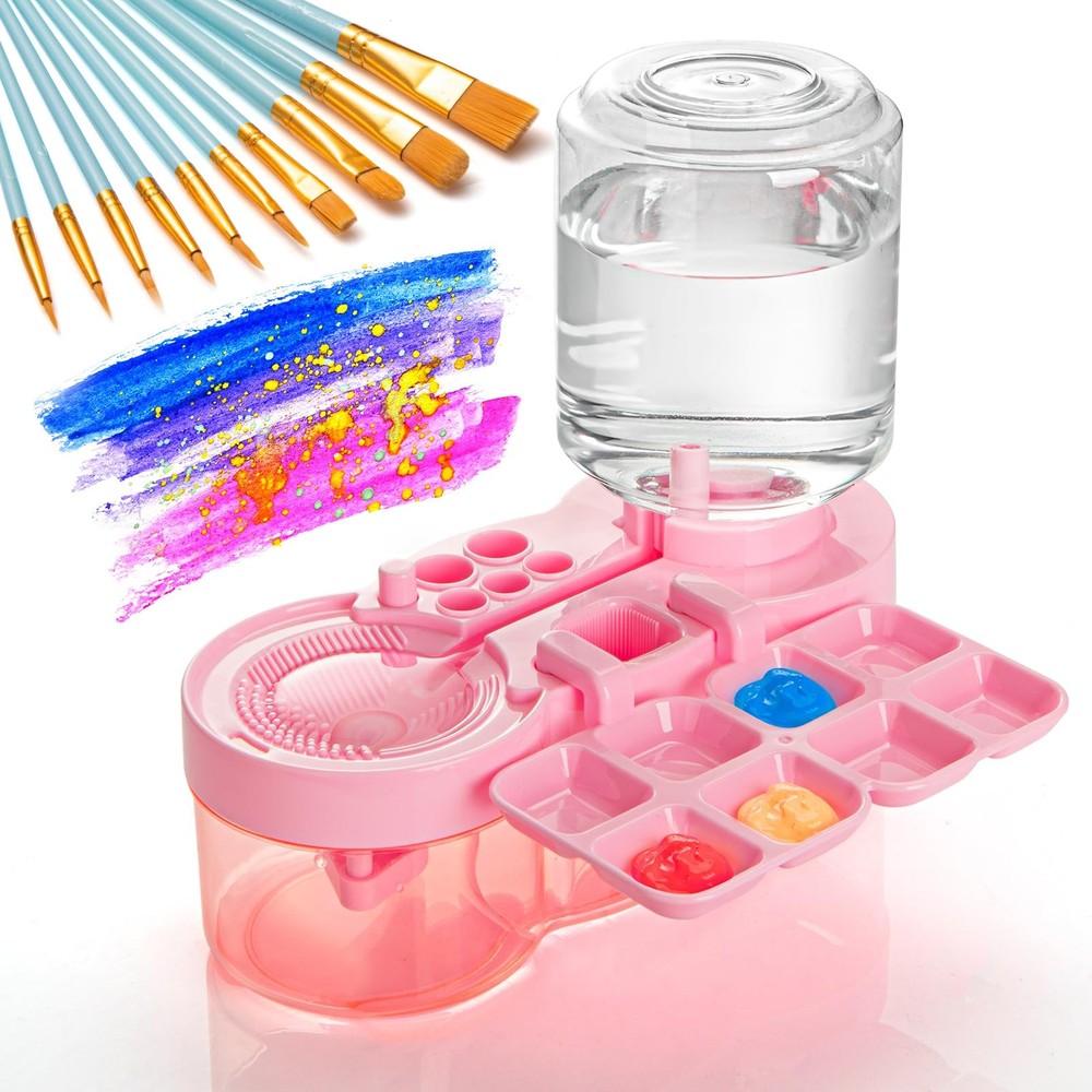 3rd Gen Paint Brush Cleaner Tool, Paint Brush Washer with Water Circulation