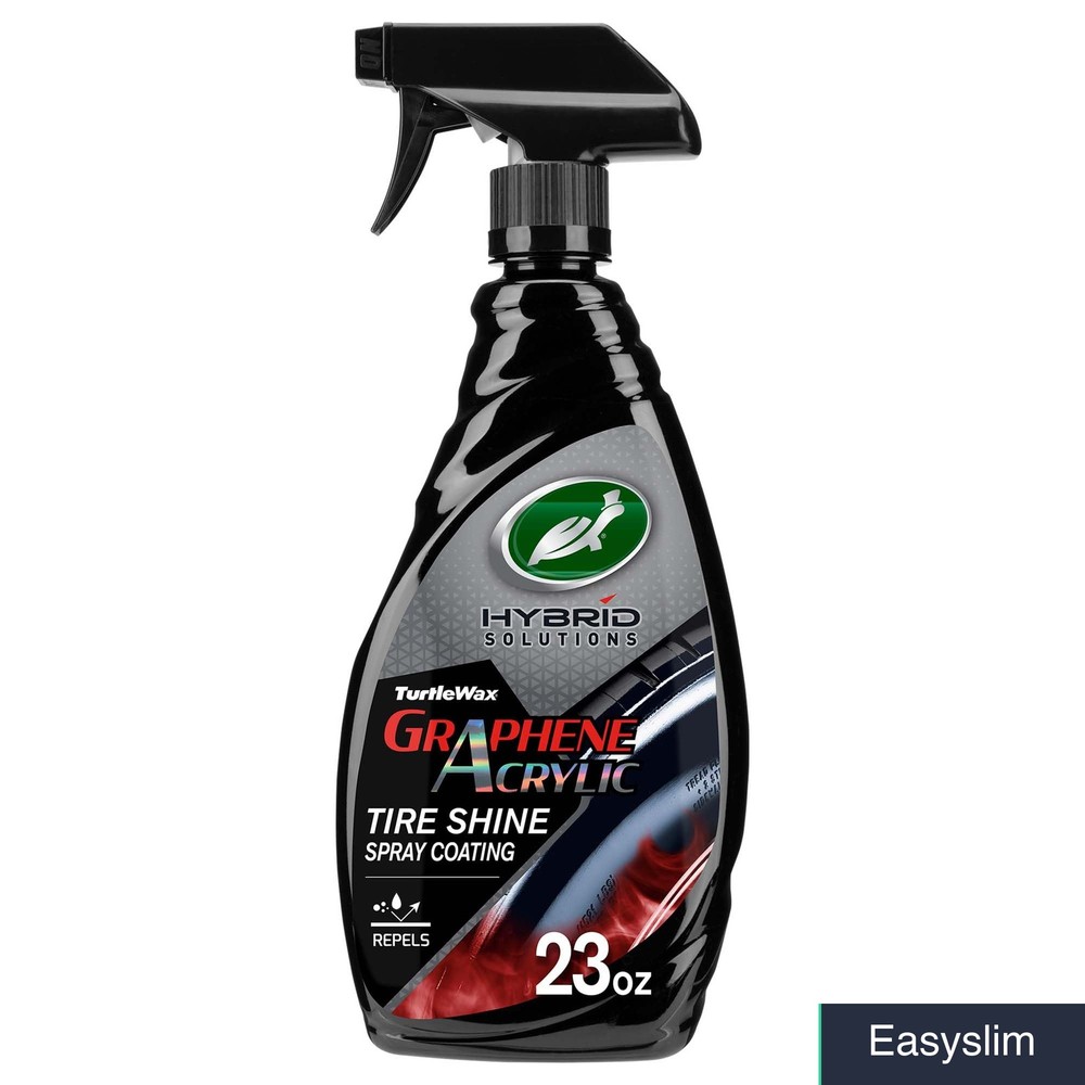 Tire Shine Spray Graphene Acrylic 23 Oz Waterproof UV Resistant Coating