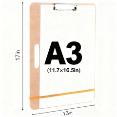 HXILAJM 13×17 Inch Drawing Board with Handle – Portable Artist Sketch Board w…