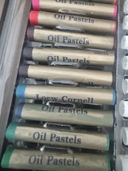Loew Cornell Art Set Paint and Oil Pastels with Brushes and More! New in Case