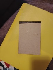 Vintage Bienfang Inca Charcoal Paper Sample Pad No 513 White 5 Sheets Left