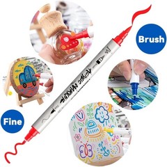 Artistic Freedom: 24-Color Dual-Tip Acrylic Marker Set for Endless Creativity