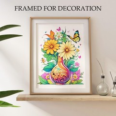 Coloring Book for Adults Relaxation, 24 Pages Adult Joyful jars