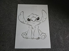 Stitch Stencil Re-usable – Crafting – Airbrush – Cake Decoration – Art