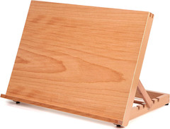 5-Position Wood Drafting Table Easel Drawing and Sketching Board, 16 1/2 Inches